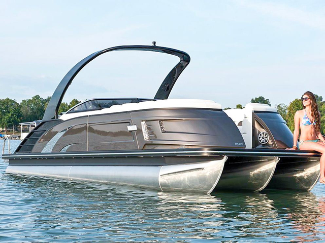 Fiberglass Sport Luxury Pontoon Boat